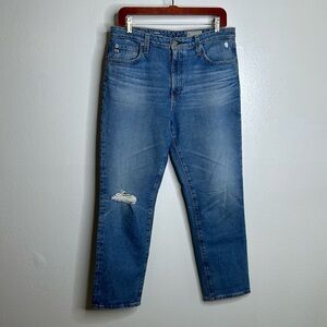 AG Contour360 Isabelle High Rise Straight Crop Jean Size 31